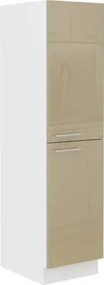 Produktbild von Midi Hochschrank 30 Lara Cappuccino Hochglanz Küchenzeile Küchenblock Küche