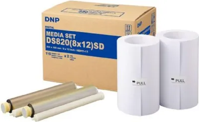 Image de DNP DS 820 SD Media Kit 20x30 cm 2x 110 impressions