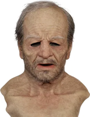 Produktbild von Maske für alte Männer für Erwachsene, realistische Vollkopfbedeckung aus Latex für ältere Menschen mit lebensechten Falten für Halloween-Maskenball-Cosplay-Kostüm-Requisiten