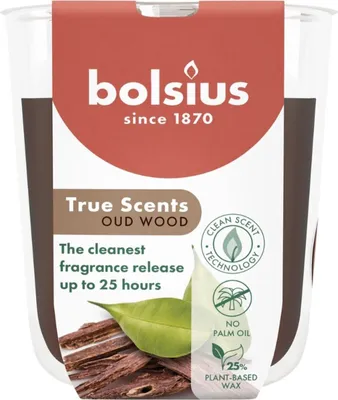 Produktbild von Bolsius Duftglas 80 73 Altholz