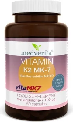 Produktbild von Medverita Vitamin K2 MK7 100ug 60 K