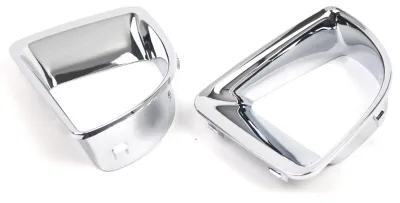 Immagine prodotto di 1 coppia di coperture di sfiato per le prese d'aria del paraurti anteriore - ricambio per BMW Mini R55, R56, R57, R58, R59 (2007-2015)