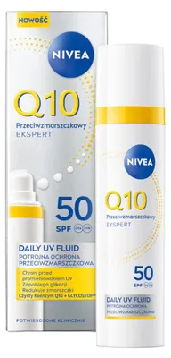 Immagine prodotto di NIVEA Q10, Fluido Viso Antirughe con SPF 50, 40 ml