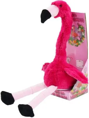 Produktbild von Laber-Flamingo (34cm) Plapperflamingo spricht alles nach