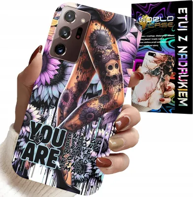 Immagine prodotto di Custodia Per Samsung Note 20 Ultra - Disegni Femminili Sei Donna Con Tatuaggio