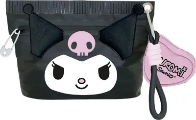 Image de Kosmetyczka Sanrio Kuromi z zamkiem błyskawicznym 23x16x10 cm