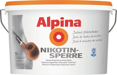 Produktbild von Alpina Nikotinsperre 5 L weiß, matt