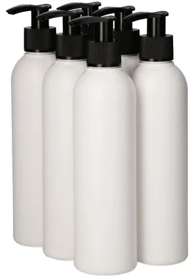 Zdjęcie produktu dla Zestaw 6 butelek z dozownikiem pompkowym, pojemność 250 ml