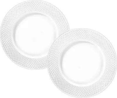 Zdjęcie produktu dla Talerze Wilmax 18 cm, białe, porcelanowe, zestaw 2 szt. WL-880101101/A2