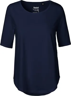 Immagine prodotto di Neutral O81004 | Maglietta a mezza manica da donna / 100% cotone equosolidale - Colore: Navy - Taglia: L
