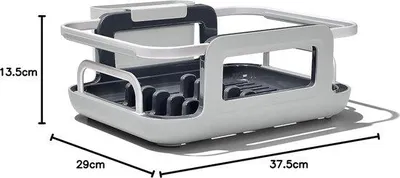 Immagine prodotto di Scolapiatti in alluminio da 1 litro, grigio