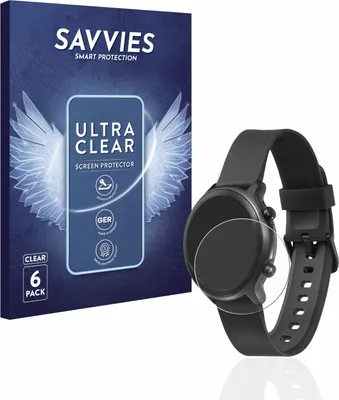 Produktbild von 6x Für Doro Watch Schutzfolie Savvies Displayschutz Display Schutz Folie Klar Transparent