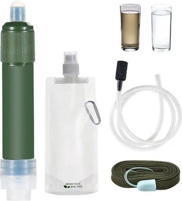 Obrázok produktu pre Súprava na filtrovanie vody Survival Set 4000 l pre outdoor a kempovanie, bez BPA