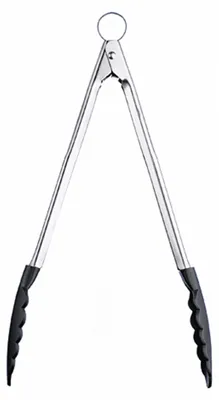Produktbild von Koch- und Servierzange schwarz, Länge: 30,5 cm