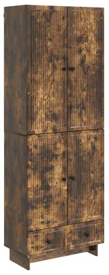 Zdjęcie produktu dla Zestaw szafek 2 pcs Dąb wędzony 66 x 34,5 x 95 cm
