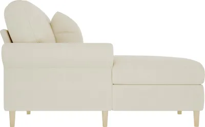Produktbild von okwish Klappbarer Schlafsessel Loungesessel mit Rückenlehne,Relaxsessel mit Armlehnen,Sitzsack Lesesessel Polstersessel aus Samtstoff,Beige