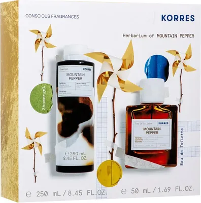 Produktbild von KORRES Mountain Pepper woda toaletowa 50 ml & Duschgel 250 ml