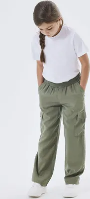 Immagine prodotto di Confortevole Ragazze Cargo Pantaloni Jeans Stretch Baggy Pantaloni NKFBELLA |