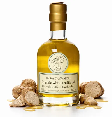 Zdjęcie produktu dla Oliwa truflowa z pierwszego tłoczenia 100ml