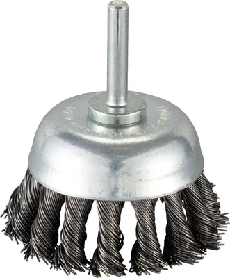 Produktbild von Makita Topfbürste, Ø 63 mm, gezopft, verzinkter Stahl, Rundschaft