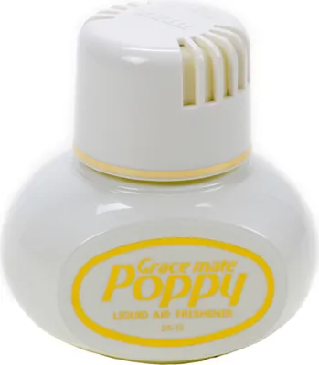 Produktbild von Original Poppy Lufterfrischer, mit Klebepad, Inhalt 150 ml, für Heim, LKW, PKW, Boot, Wohnmobil, Büro, Duftnote Jasmin
