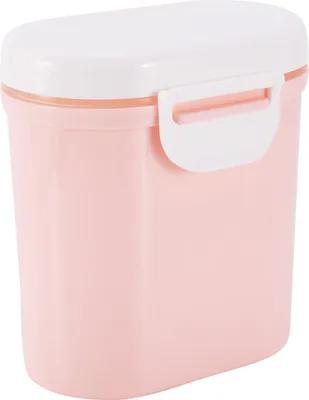 Produktbild von Tragbare Aufbewahrungsbox für Milchpulver, mikrogewebt, gefriergeeignet (Rosa L)