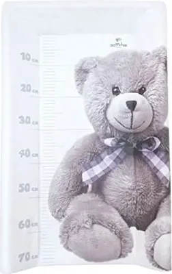 Obrázek produktu pro Přebalovací podložka, design Little Bear, PVC, integrovaná matrace, 50 x 80 cm, bílá/šedá