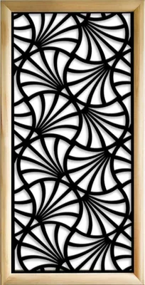 Produktbild von CAMPANE - Moduli Decorativi in holz e PVC 47x94 cm schwarz