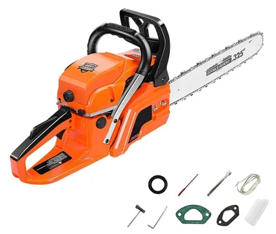 Obrázek produktu pro Benzínová řetězová pila - dvoutaktní motor - 52 cm³ - 8500 W - 50 cm (20 palců) řetěz - konstrukce pro vysoký výkon