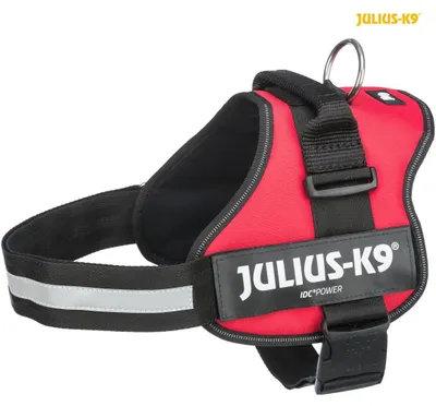 Produktbild von Julius-K9® IDC Powergeschirr®, L / 1: 66–85 cm / 50 mm, rot