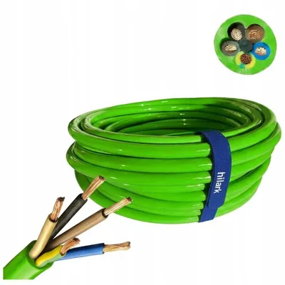 Image de Câble H07BQ-F 5x2,5mm² vert 1m