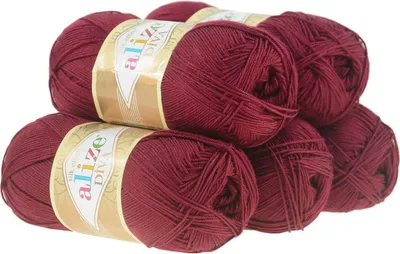 Produktbild von 5 x 100g Strickgarn ALIZE DIVA - Häkelgarn Wolle Sommer Stricken Häkeln