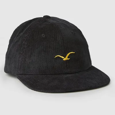 Produktbild von Cleptomanicx Cap "Cord Möwe" One Size Black
