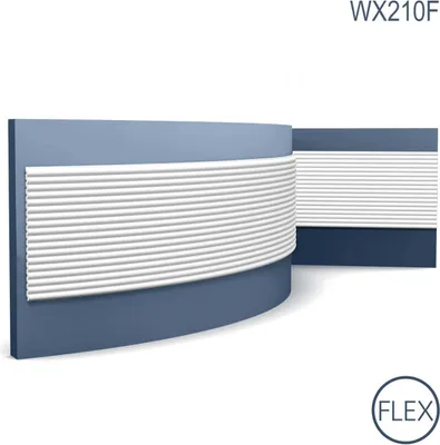 Produktbild von Orac Decor WX210F flexibles Wandpaneel Wandvertäfelung Akustikpaneel Stuck 2 m