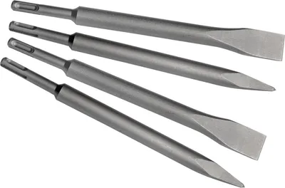 Produktbild von 4x SDS Plus Meißelset 250 mm für Bosch, Makita, Dewalt, Milwaukee, AEG, Hilti