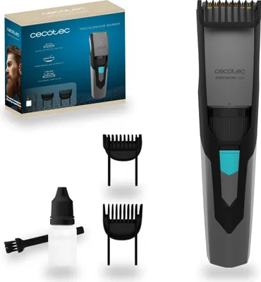 Zdjęcie produktu dla Cecotec PrecisionCare Barber, Czarny, Srebrny, 1 mm, 2 cm, Stal nierdzewna, Bateria, 60 min