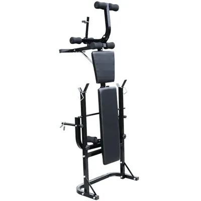 Immagine prodotto di Set Palestra Casa Panca Pesi Pieghevole Bilanciere Manubri