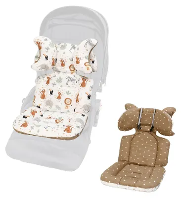 Image de Omgoods - Réducteur universel pour poussette avec coussin de tête amovible