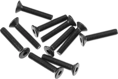 Produktbild von Axial AXA0147 Hex Socket Flat Head M3x16mm Black (10)