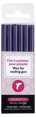 Produktbild von Siegellack Box 6 Stangen aubergine