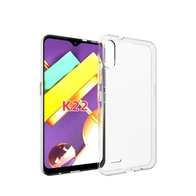 Image de Étui de protection en silicone transparent pour téléphone LG K22