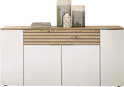 Produktbild von HBZ Meble BZ 5110 Sideboard Holzwerkstoff Weiß/Braun