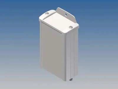 Image de Boîtier En Aluminium - Blanc - 100 X 59 9 X 30 9 Mm - Avec Bride