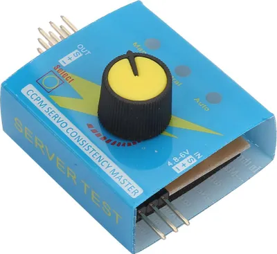 Image de testeur multi servo 3 voies RC Motor ESC Testing with Three stage Indicator DC 4.2-6.0V
