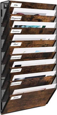 Image de Support de table métallique au format A4 pour table murale, archives, documents, dépliants et brochures