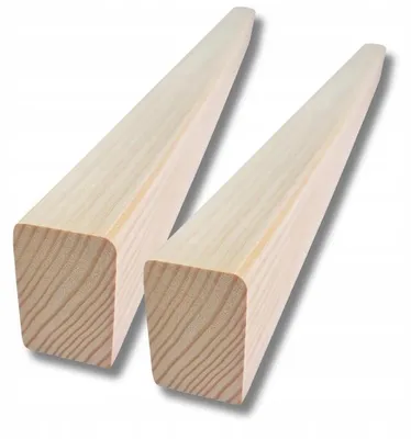 Immagine prodotto di Corrimano in legno di larice 6x4x100 cm – Corrimano per scale in legno