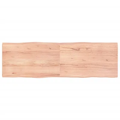 Zdjęcie produktu dla Blat, jasnobrązowy 160x50x(2-4)cm drewno z naturalną krawędzią