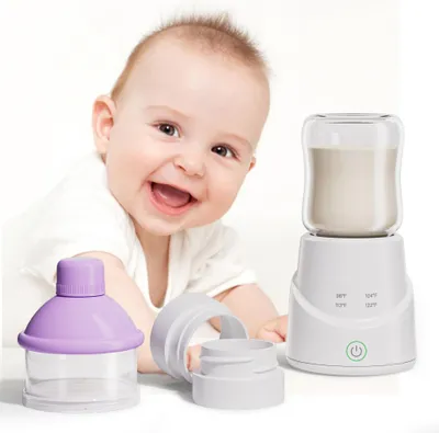 Produktbild von Intelligenter Milchwärmer, tragbar Flaschenwärmer, kabellos, automatische Warmhaltung, einfache Ein-Tasten-Bedienung, sicher