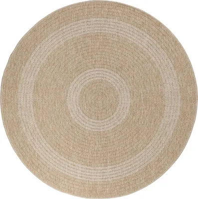 Produktbild von Outdoor Teppich COMILLA Beige 160 cm Rund