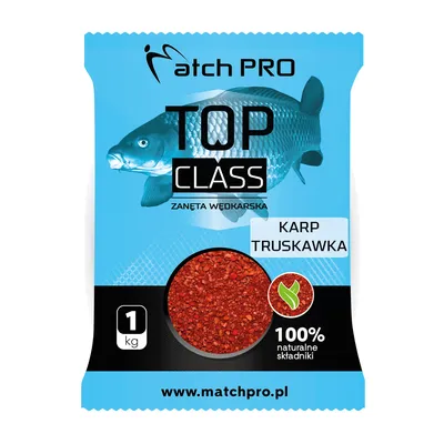 Produktbild von MatchPro Top Class Karpfen Erdbeere Grundköder 1 kg 970028